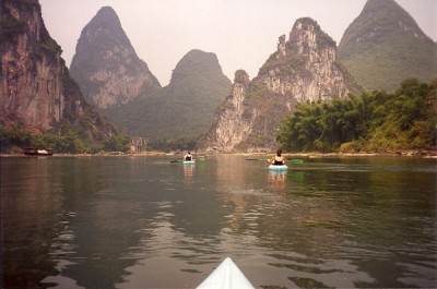 Now that I'm forty, I look back at traveling the world in my 20s through a different lens. Here are 5 truths about travel from an old washed-up backpacker. Li River.