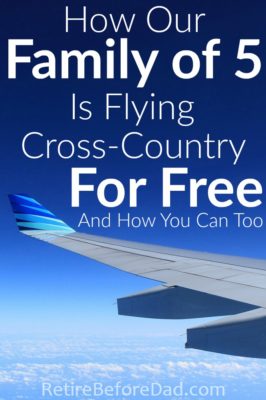 It's surprisingly easy to use travel rewards credit cards to build a stash of frequent flyer miles and hotel points for free travel. A free email course taught me the basics enabling our family of 5 to fly cross-country for free.