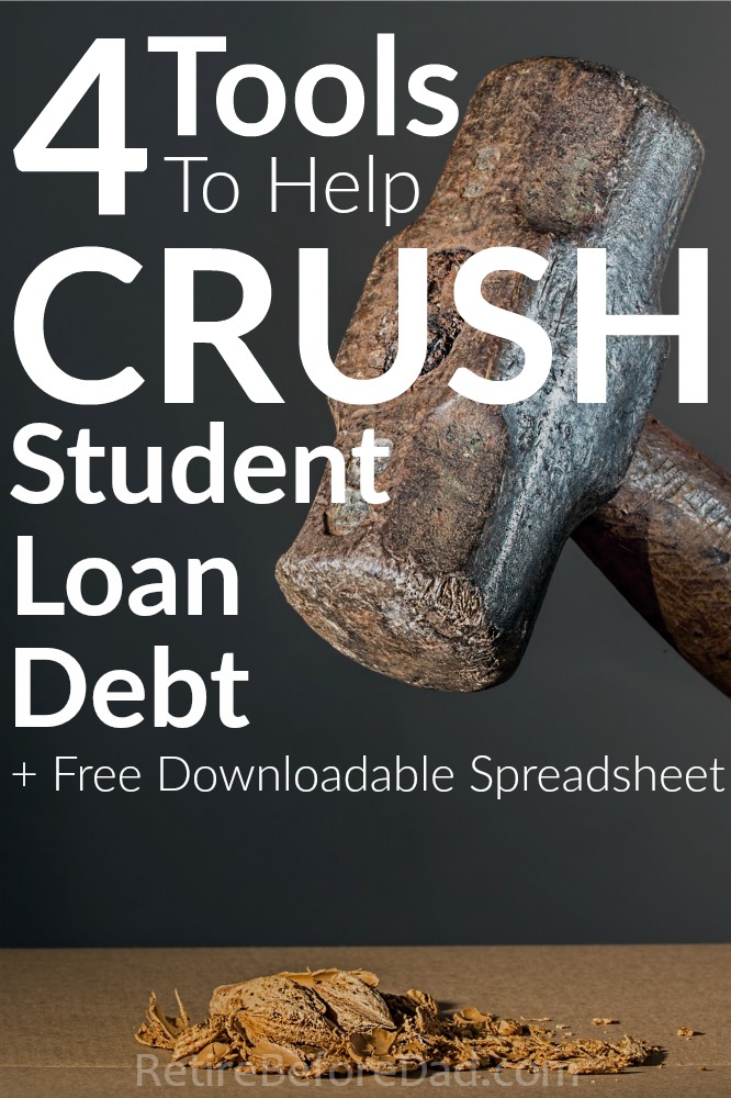 4 Tools To Help Crush Student Loan Debt Retire Before Dad