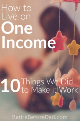 Our family did these 10 things to prepare to become a one income family. For one, we started planning how to live on one income before we were married. Then we paid off debts, refinanced our mortgage, and now keep our cost of living low. 