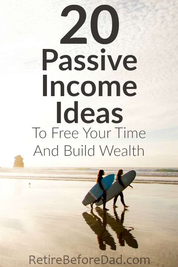 Here are 20 passive income ideas 2021 so you can free your time and build wealth. Grow wealth not by exchanging time for money, but by investing money into income producing assets.
