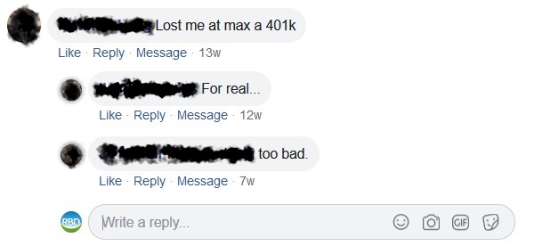 Should you max out your 401(k) every year even if your salary is low? This isn't easy for most, but you may regret not contributing the max later in life. Max out 401(k).