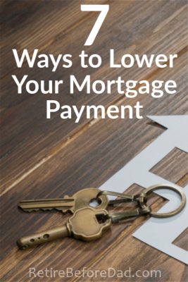 Owning a home with a mortgage makes it more difficult to reach financial freedom. Here are 7 ways to lower your mortgage payment and build more freedom in your life.