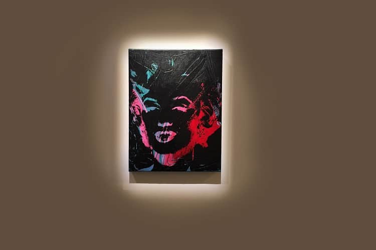 Masterworks review 2021: Marilyn Monroe painting on canvas by Andy Warhol