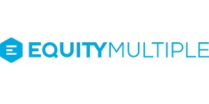 EquityMultiple logo. A top real estate crowdfunding investing platform.