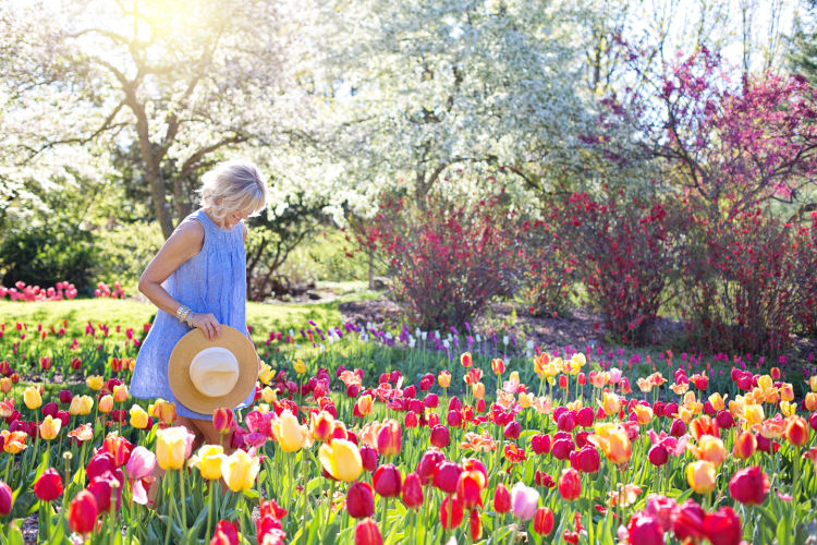 Woman walking in colorful flowers. What is the average retirement income for a single person? This article answers the question with data and provides a framework for individuals to calculate how much they need to retire. 